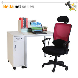 (Bella Series) 벨라 테이블(W800/1200)+YMC 의자 세트